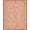 Orange, Pattern 10, variant on ODIKA 4'x6' Machine Washable Non-Slip Area Rug, Trellis Design Earthy Hues Square High Traffic Rug, Orange, 245201