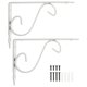 thumbnail image 3 of 2 Sets Wall Shelf Brackets Heavy Duty Iron Triangle, 3 of 4