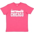 thumbnail image 3 of Inktastic Chicago Skyline Grunge Youth T-Shirt, 3 of 5