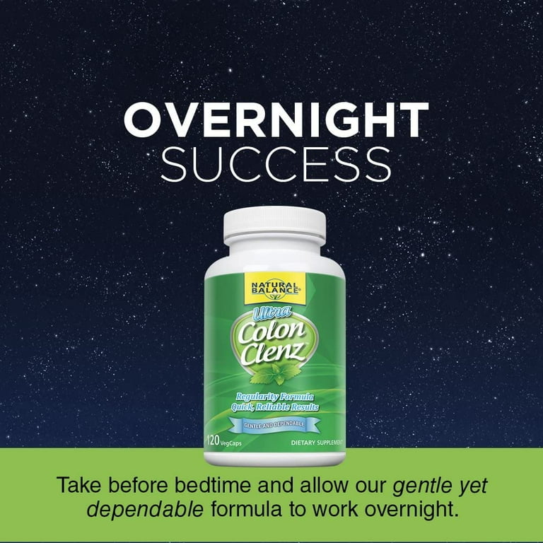 Natural Balance Ultra Colon Clenz, Vegetarian Capsules, 120 CT