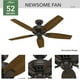 thumbnail image 2 of Ventilador de Techo Hunter Fan Newsome Bronce 52 pulgadas, 2 of 9