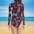 thumbnail image 1 of WILLBEST Traje de Baño Mujer 2 Piezas Elegante Traje de Baño con Estampado de Escamas de Pescado para Mujer Combinación de Moda y Comodidad 1818, 1 of 3