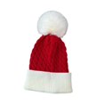 thumbnail image 2 of Gorro navideño Yuyangstore gorro cálido y transpirable de punto rojo, 2 of 8