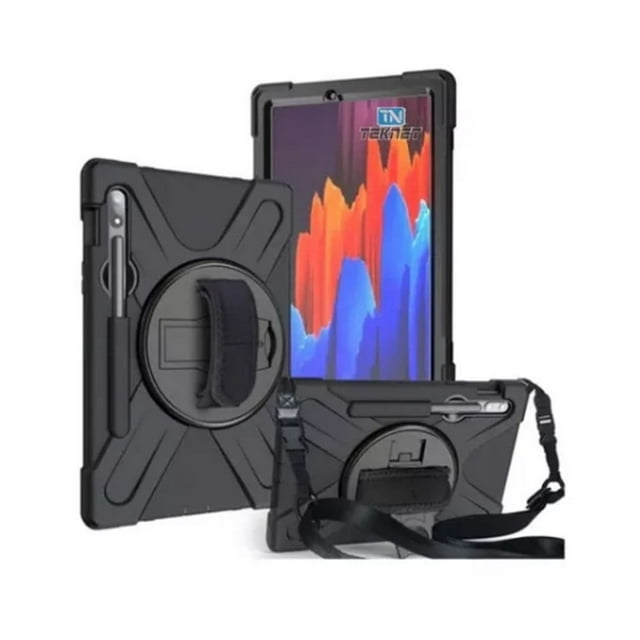 Funda de uso rudo para Samsung Galaxy Tab S10 FE de 10.9 " case resistente a caidas con correa
