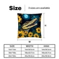 thumbnail image 5 of Crocodile Stylish Velvet Throw Pillow Covers Set of 2 with Unique Patterns for Bed Pillow - 16x16, 18x18, 20x20 Inches for Various Occasions, 5 of 6