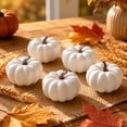 thumbnail image 6 of BUTASY Fall Pumpkin Decorations for Home-5Pcs Realistic Plastic Pumpkins for Indoor Outdoor Thanksgiving Centerpieces Party Decor, 6 of 7