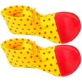 thumbnail image 2 of Un par de zapatos de payaso de tamaño medio Dot Disfraz de Halloween Zapatos de payaso para mujeres (Color al azar), 2 of 6