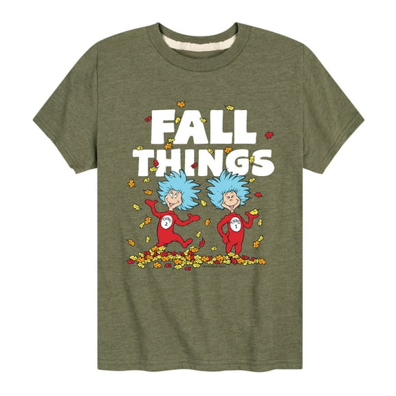 Dr. Seuss - Fall Things - Toddler And Youth Short Sleeve Graphic T-Shirt