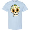 thumbnail image 3 of Inktastic Smiling Sugar Skull for Day of the Dead T-Shirt, 3 of 5