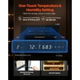 thumbnail image 2 of VEVOR Electric Humidor, 60L, 350 Counts Electric Cigar Humidor Cabinet with Compressor Cooling, Constant Humidity & Temperature Control, Spanish Cedar Wood Shelves & Drawers, 3 Layers, for Household, 2 of 9