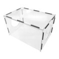 thumbnail image 1 of Caja de polvo de pulido cerrada, caja de pulidora de jaula a prueba de polvo, cerrada transparente 35 cm x 25 cm x 25 cm, 1 of 9