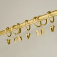 thumbnail image 5 of Mainstays Curtain Clip Rings 1" Gold 7 Pack, 5 of 8
