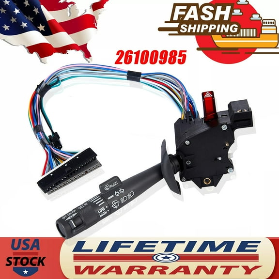 Turn Signal Switch For 1995-1999 GMC C1500 Truck 1996-00 Chevy Express 1500 Van