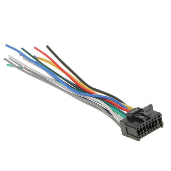 7-17pack 16Pin Car Radio Stereo Wire Harness Cable de enchufe de alimentación para 2350 , 17 piezas