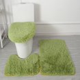 thumbnail image 3 of YAOMOBB High Quality Toilet Mat Non Slip Bathroom Rug Set Super Soft U shaped Foot Pad Absorbent Floor Mat Home Decoration, 3 of 6