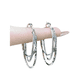 thumbnail image 1 of Arracadas De Aro Para Mujer color plata, 1 of 4