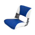 thumbnail image 2 of Asiento de barco plegable, asiento de canoa, reemplazo portátil ligero, silla de barco plegable desmontable, silla de conducción para Kayak, bote de Azul, 2 of 8