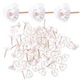 thumbnail image 1 of UPOUART 100Pcs Heart Shaped Thumbtacks for Photo Wall Decoration Metal, 1 of 8