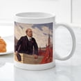 thumbnail image 3 of CafePress - Lenin Mug - 11 oz Ceramic Mug - Novelty Coffee Tea Cup, 3 of 4