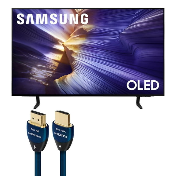 Samsung QN42S90FAEXZA S90F 42 Inch 4K OLED Smart TV with AudioQuest SKY 3m HDMI Cable
