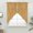 Ochre, variant on Indigo Blue Solid Color Swag Valances for Windows, Kitchen Curtains 36 Inch Length 2 Panels Set, Minimalist Vintage Linen Texture Short Curtains for Small Windows Cafe Curtains Drapes 28"x36"