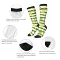 thumbnail image 6 of Easygdp Watercolor St Patrick Day Soccer Socks Sport Knee High Socks Calf Compression Athletic Socks for Men and Women, 6 of 9