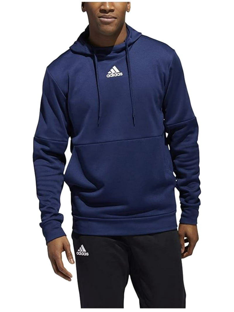 Adidas Team Issue Training Hooded Sweatshirt � Navy/White (2XL) - Walmart.com