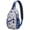 Floral, variant on Camo Tactical Sling Backpack for Outdoor Travel, Lightweight Crossbody Shoulder Bag with Military Camouflage, Hunting Camo, Jungle and Army Design