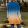 thumbnail image 4 of Delayuji Women’s Long Cardigan Gradient Color Lightweight Soft Knit Cardigan For Women Long Sleeve Open Front Tops With Pockets Spring Trendy, 4 of 6