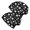 Baseballs Stars Black Pattern, variant on Baseballs Stars Black Pattern 2 Pack Slouchy Beanie Hat, Casual Daily Beanie with Stretchy Fabric & Soft Texture, Stretchy Polyester Gifts for Birthday Christmas Thanksgiving