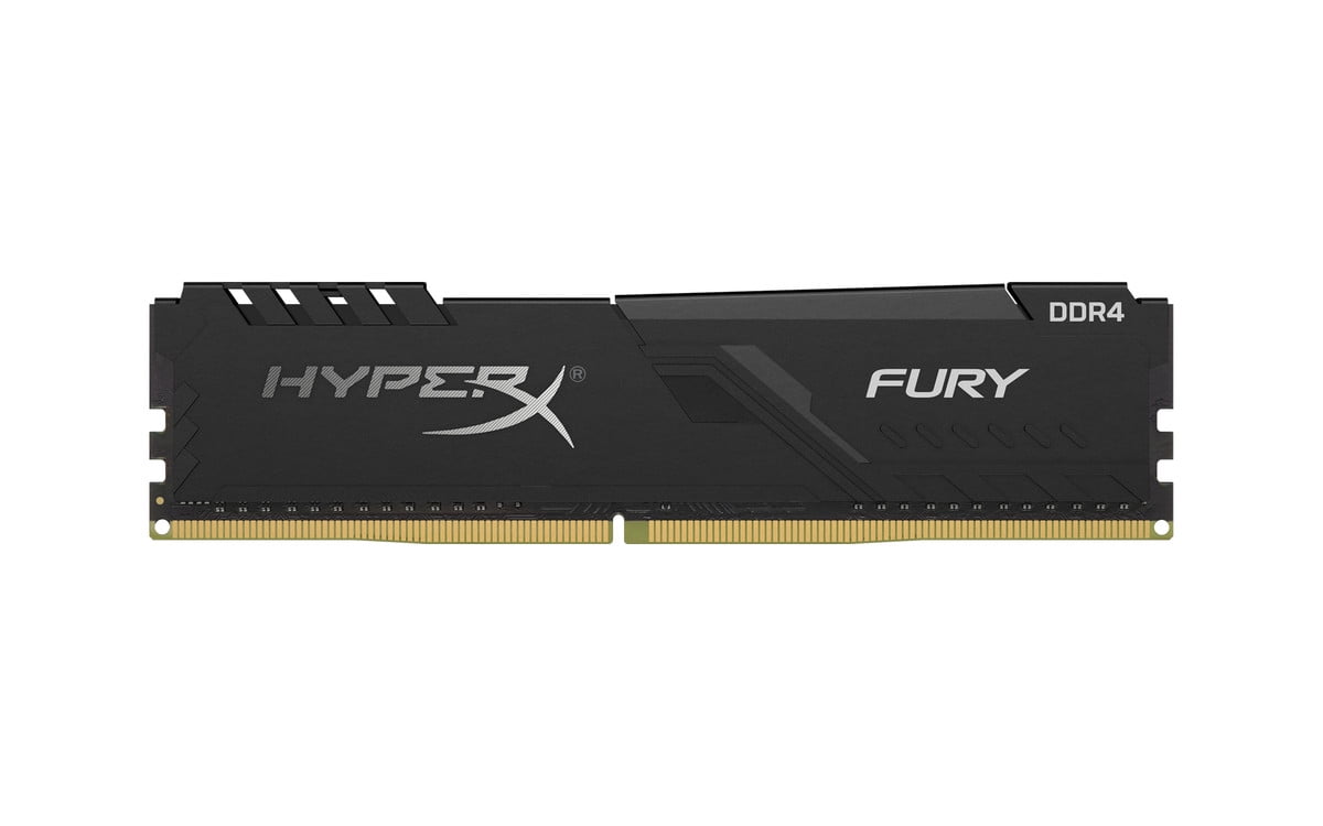 Skadelig Melankoli oxiderer HyperX Fury 32GB 3000MHz DDR4 Ram CL16 DIMM 1Rx8 Black Single Stick Desktop  Memory with low-profile heat spreader - Walmart.com