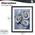 thumbnail image 4 of Stupell Industries Tropical Vibrant Blue Oysters Black Framed Print Under Glass, 13 x 16, by Creative Studio, 4 of 8