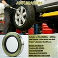 thumbnail image 5 of 10Pack 2.250" ID x 3.376" OD Double Lip Grease Seal with 10 Cotter Pins for 5200-7000LB Trailer Axles D42, Replace Trailer RV Dexter 01003600 010-036-00 Transcom 22333TB NOK AD3135E1/AD3135E0., 5 of 7