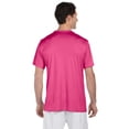 thumbnail image 4 of Hanes Cool DRI TAGLESS Men`s T-Shirt, XS, Wow Pink, 4 of 4