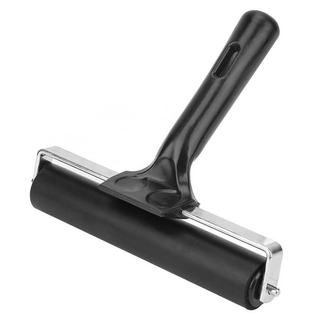 Rodillo de goma para pintura con tinta artística, herramienta de estampación y grabado, 15 cm