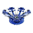 thumbnail image 4 of TECHTONGDA 6 Color 6 Station Double Rotating Screen Printing Press Micro Registration Desktop Floor Dual Use, 4 of 10