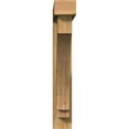 thumbnail image 3 of Ekena Millwork 6"W x 38"D x 38"H Imperial Block Rough Sawn Bracket w/ Offset Brace, Western Red Cedar, 3 of 25