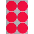 thumbnail image 1 of Sticker Label Bulks for Inventory and Labeling in Neon Red (2 inch) 50mm - 300 Pack, 1 of 8