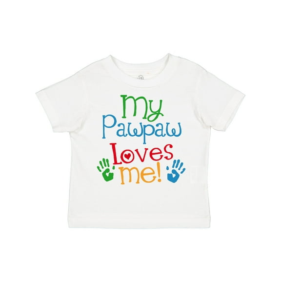 Inktastic My Pawpaw Loves Me Boys or Girls Toddler T-Shirt