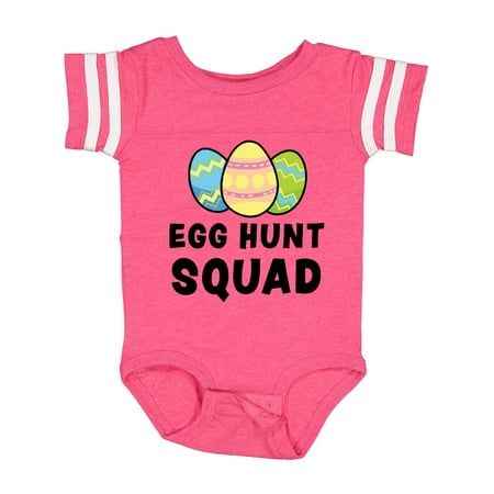 

Inktastic Egg Hunt Squad with Easter Eggs Gift Baby Boy or Baby Girl Bodysuit