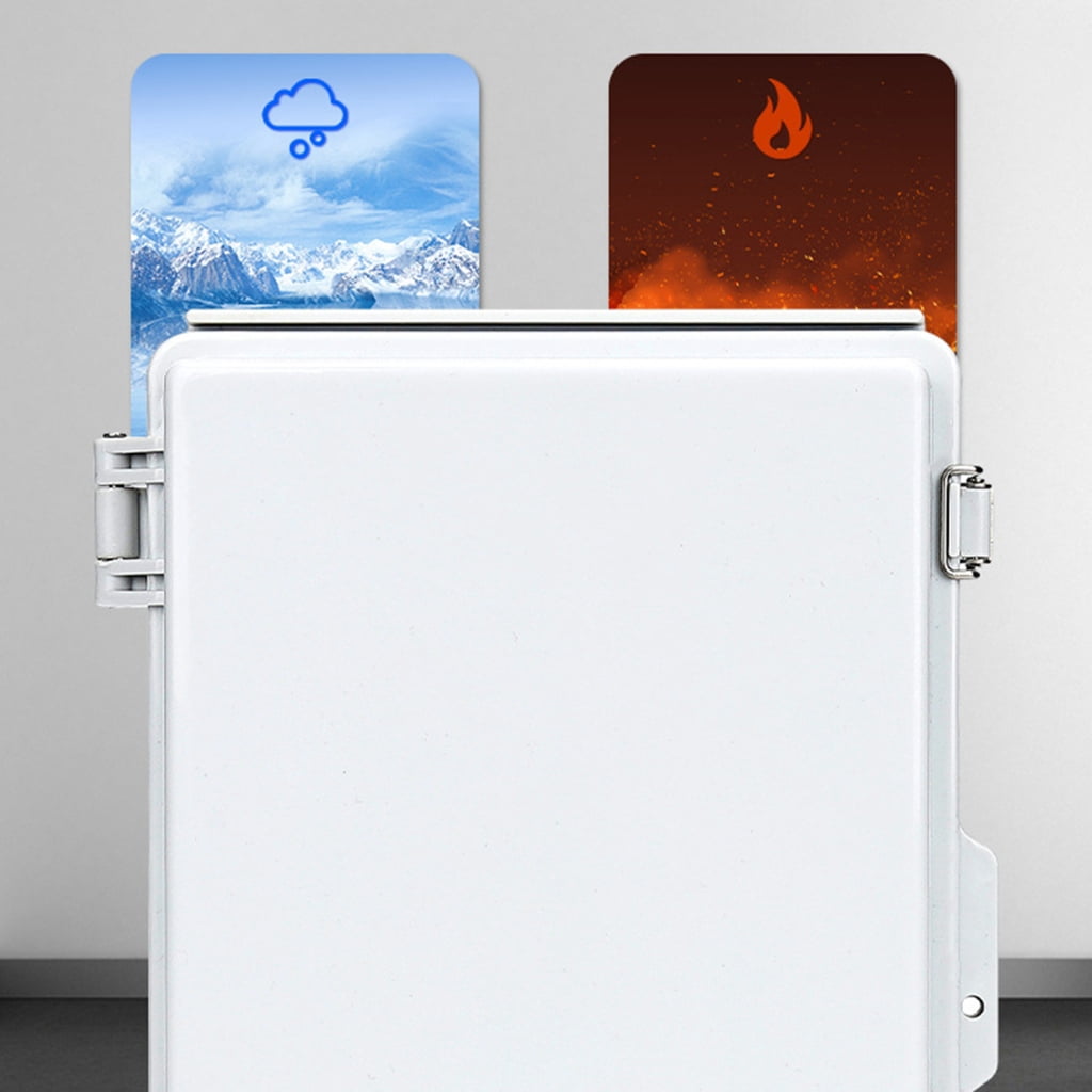 Geemin Customizable Outdoor Electrical Box Reliable Electrical Box Waterproof Dustproof Cover for DIY Projects Easy Mounting