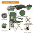 thumbnail image 3 of CozyBox Portable Chair with Shade Canopy Beach Chairs for Adults Canopy Shade Seating Camping and Folding Chairs for Outside Foldable Canopy Chairs for Outdoors, 3 of 4