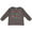 Charcoal Grey, variant on Mimi and Papa Love Me Girls Long Sleeve Toddler T-Shirt