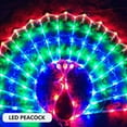 thumbnail image 1 of 1~10PCS LED Decoration Light Peacock Love Five-pointed Star Atmosphere Lamp For Room Christmas Wedding Party Colorful Decorative, 1 of 5