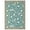Light Blue, variant on Washable Runner Rug 2x6 Non Slip Kitchen Hallway Runner Leaf Botanical Print Low Pile Throw Carpet Modern Home Decor Mat for Laundry Bathroom Indoor Use, Beige