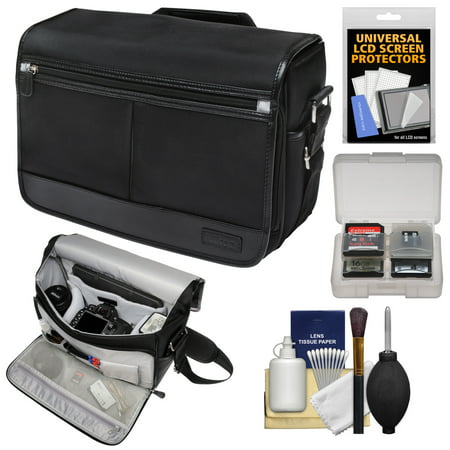 Nikon DSLR Camera/Tablet Messenger Shoulder Bag with Accessory Kit for D4s, Df, D810, D750, D610, D7200, D7100, D5500, D5300, D3300,