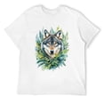 thumbnail image 3 of Hanmun Hand-Drawn Men's Print Vintage T-Shirts Short Sleeve Crew Neck Casual Size S-3XL USA, 3 of 9
