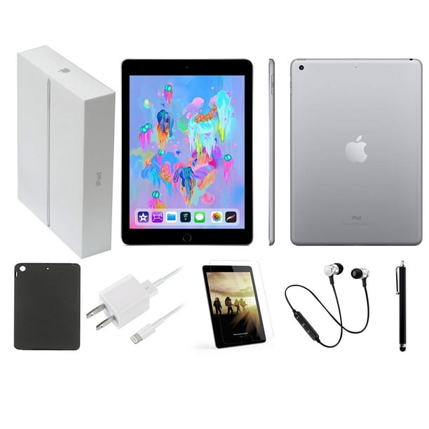 Refurbished Apple 9.7-inch iPad 2018, Wi-Fi Only, 32GB, Latest OS