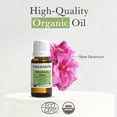 thumbnail image 2 of Pranarom USDA Certified Organic Rose Geranium Essential Oil (15ml), 100% Pure Undiluted Therapeutic Grade from Madagascar for Aromatherapy, Diffuser, Skincare, Relaxation, Pure Rose Scent, 2 of 7
