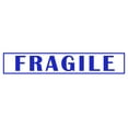 thumbnail image 1 of Printtoo Fragile Self Inking Rubber Stamp Pre-Inked Office Stamp- Home Office Business Stationery, Blue- 42 x 9 mm, 1 of 1